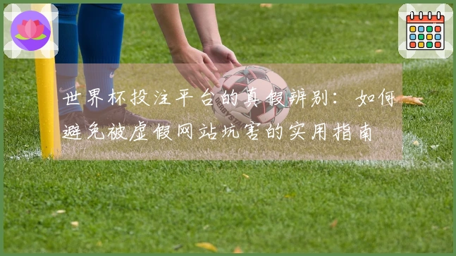 世界杯投注平台的真假辨别：如何避免被虚假网站坑害的实用指南